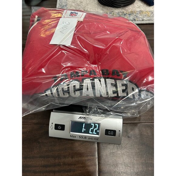 Tampa Bay Buccaneers Long Sleeve Red Black NFL Shirt 2XL VF Imagewear Cotton - Picture 9 of 9